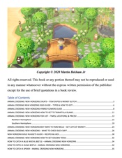 ANIMAL CROSSING NEW HORIZONS A-Z WALKTHROUGH, STRATEGIES, GAME GUIDE & TIPS, CHEATS & TRICKSC, ITEM - You need to know