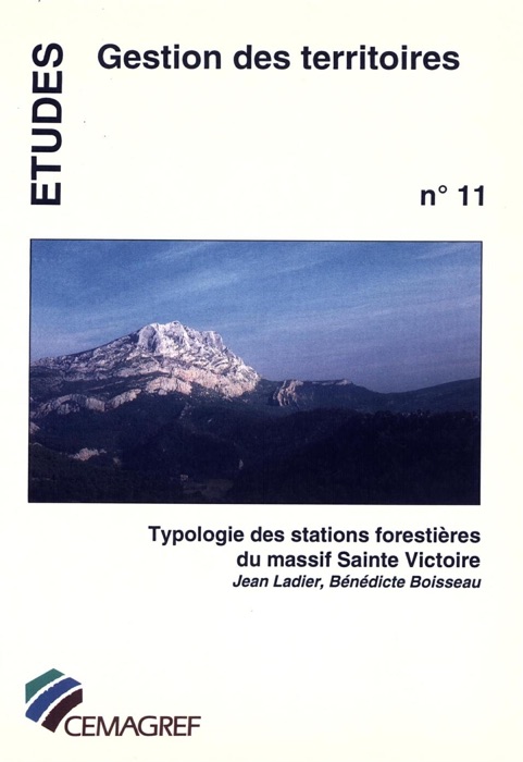 Typologie des stations forestières du massif Sainte-Victoire