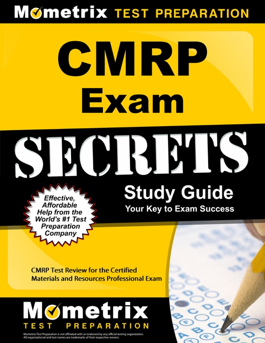 CMRP Exam Secrets Study Guide: