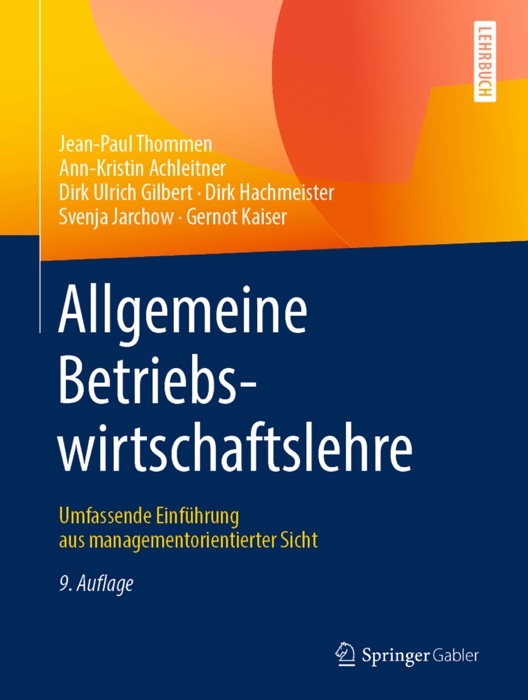 Allgemeine Betriebswirtschaftslehre