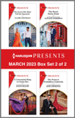 Harlequin Presents March 2023 - Box Set 2 of 2 - Clare Connelly, Natalie Anderson, Dani Collins & Kim Lawrence