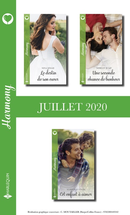 Pack mensuel Harmony : 3 romans (Juillet 2020)