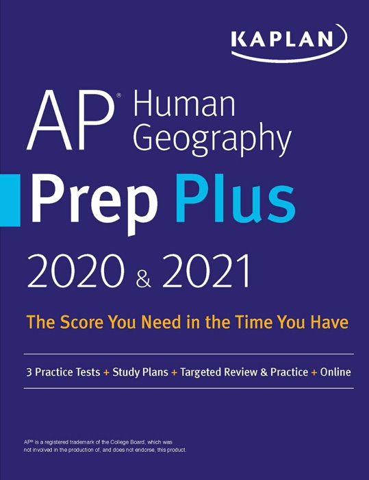 AP Human Geography Prep Plus 2020 & 2021