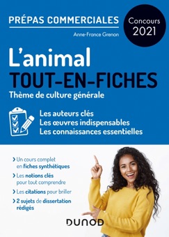 L'animal - Prépas commerciales - Concours 2021 - Anne-France Grénon