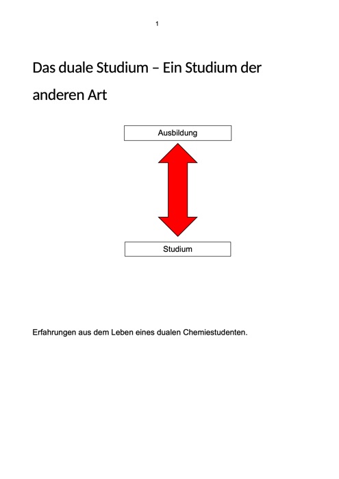 Das duale Studium - Ein Studium der anderen Art