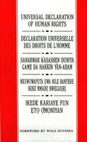 Wole Soyinka - Universal Declaration of Human Rights: English, French, Hausa, Igbo and Yoruba artwork
