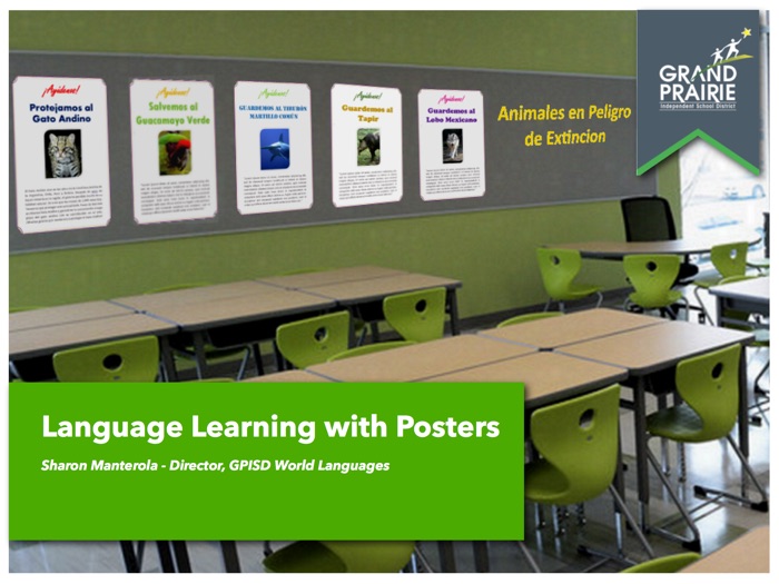 Language Learning with Posters