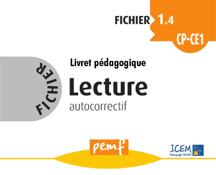 Fichier Lecture 1.4 CP-CE1 - Livret Pédagogique