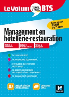 Le Volum' BTS - MHR - Management de l'hôtellerie-restauration - Révision et entraînement - Corinne Hacquemand & Denis Courtiade