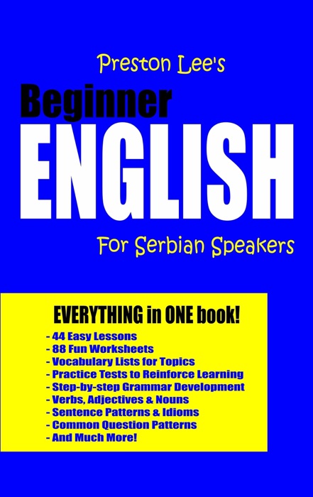 Preston Lee's Beginner English For Serbian Speakers
