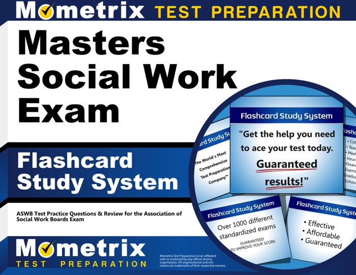 Masters Social Work Exam Flashcard Study System: