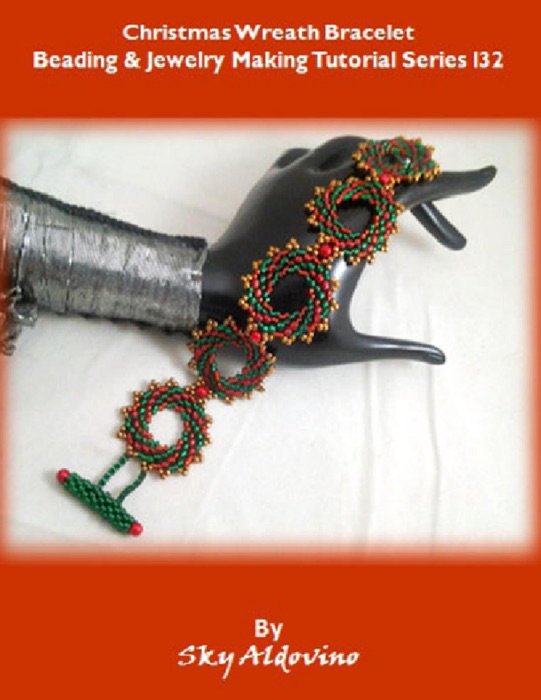 Christmas Wreat Bracelet Beading and Jewelry Making Tutorial