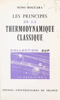 Les principes de la thermodynamique classique - Nino Boccara