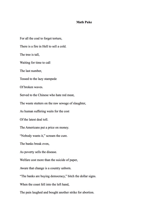 Math Puke