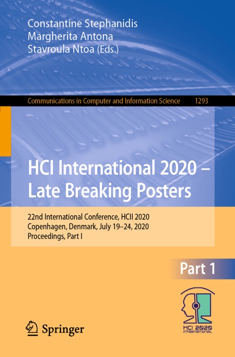 HCI International 2020 – Late Breaking Posters