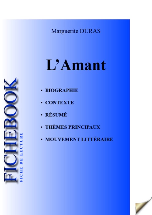 Fiche de lecture L'Amant (complète)