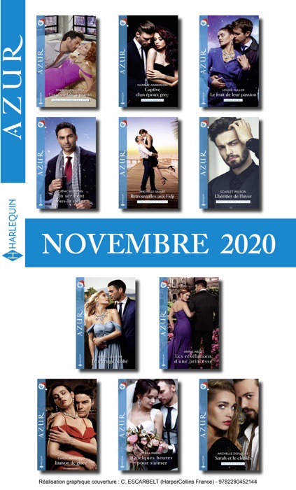 Pack mensuel Azur : 11 romans (Novembre 2020)