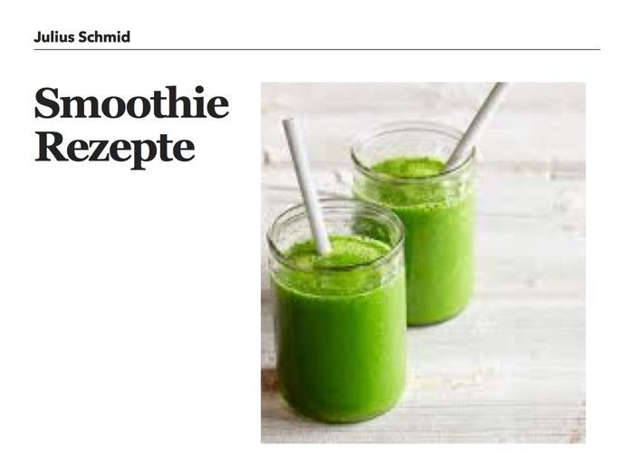 Smoothie Rezepte