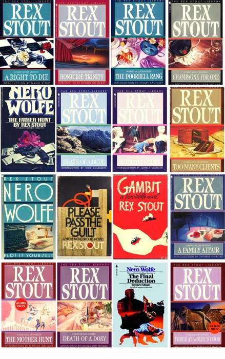 Rex Stout Nero Wolfe Series Collection 16 Books Set Part 4 (31-46):