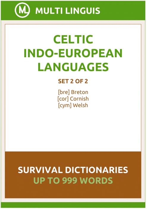 Celtic Languages Survival Dictionaries (Set 2 of 2)