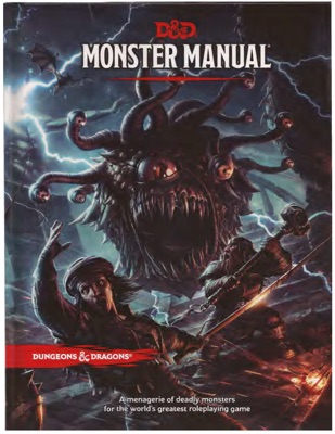 Dungeons & Dragons Monster Manual (Core Rulebook, D&D Roleplaying Game) (DnD 5e Monsters Manual) 2021 Dungeons & Dragons Monster Manual (Core Rulebook, D&D Roleplaying Game) (DnD 5e Monsters Manual) 2021