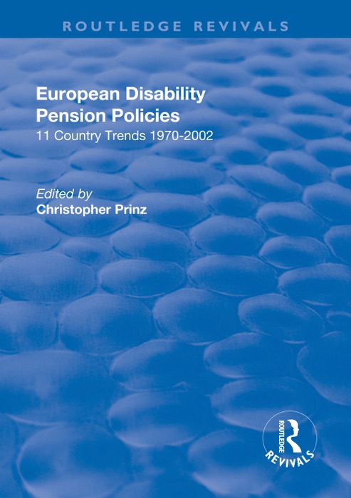 European Disability Pension Policies