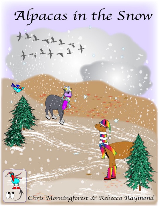 Alpacas in the Snow