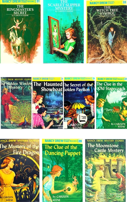 Nancy Drew Books 31-40 The Nancy Drew Mystery Stories Collection Box Set