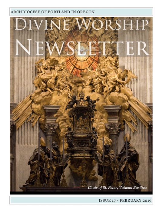 Divine Worship Newsletter - February 2019