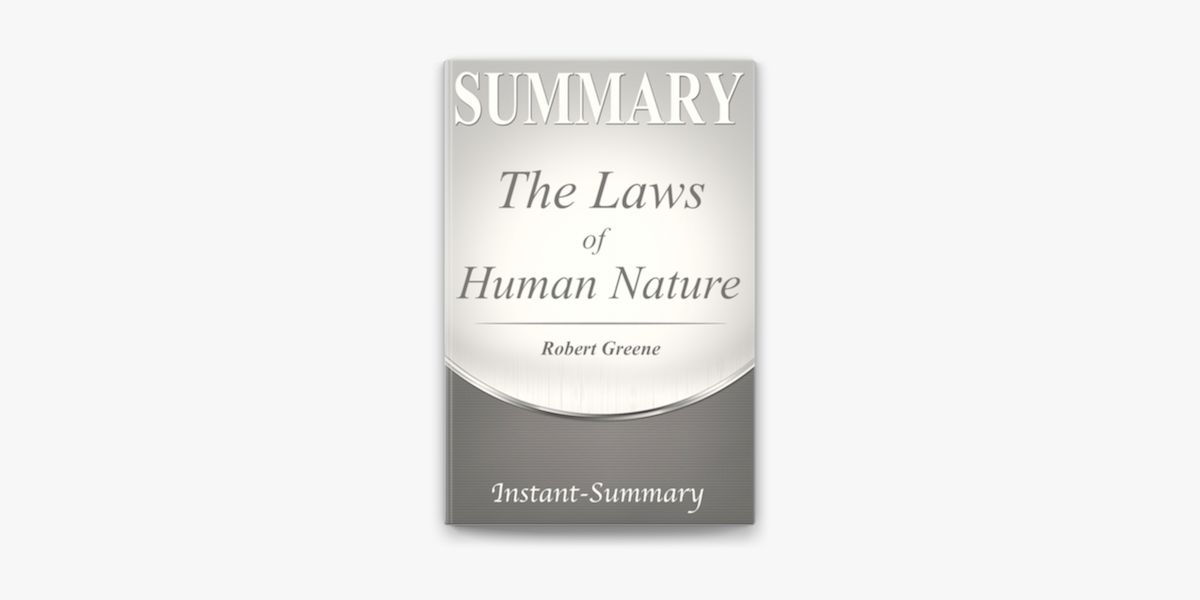 The Laws Of Human Nature On Apple Books