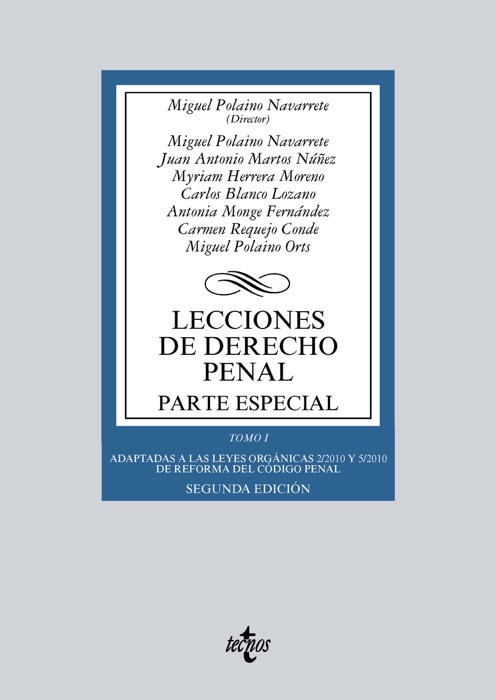 Lecciones de Derecho penal. Parte especial