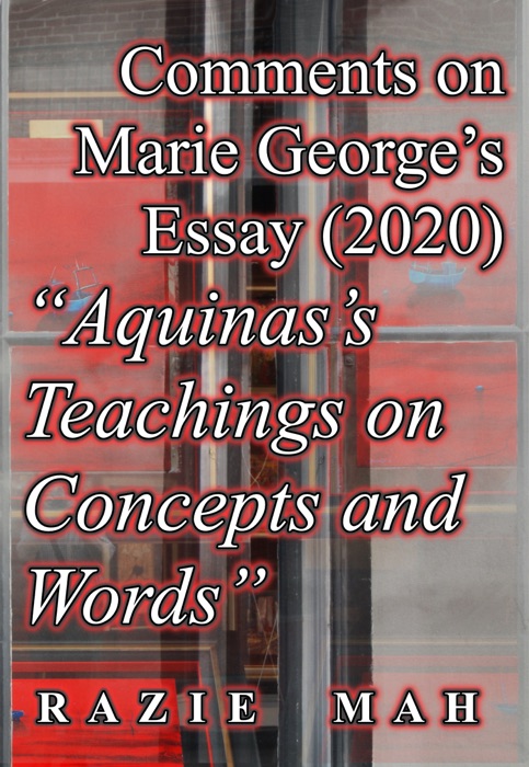 Comments on Marie George’s Essay (2019) 