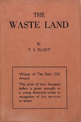 Capa do livro The Waste Land de T.S. Eliot