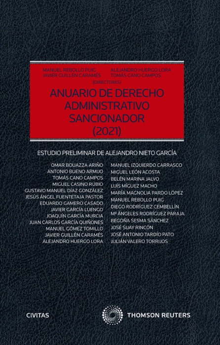 Anuario de Derecho Administrativo sancionador 2021