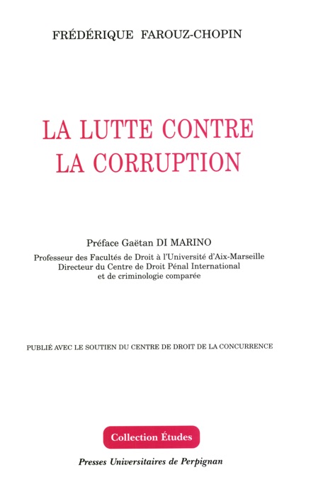 La lutte contre la corruption