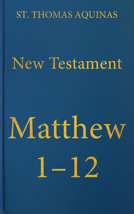 Commentary on the Gospel of Matthew 1-12