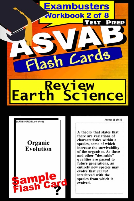 ASVAB Test Prep Earth Science Review - Exambusters Flash Cards - Workbook 2 of 8