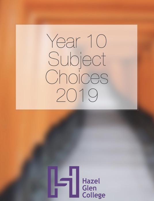 Year 10 Subject Choices2019