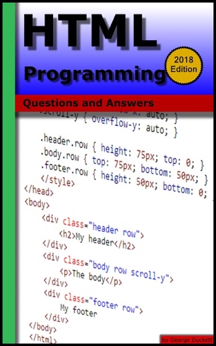 HTML Programming Questions and Answers