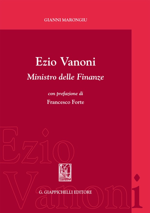 Ezio Vanoni ministro delle finanze