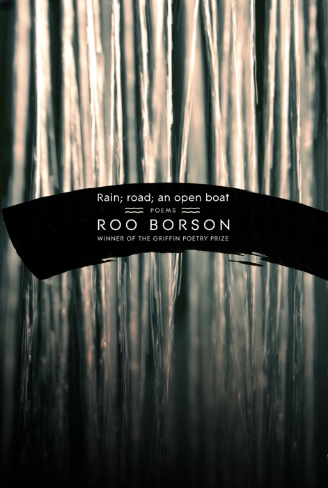 Rain; road; an open boat