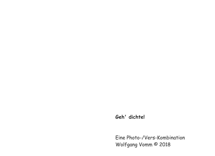 Geh' dichte!