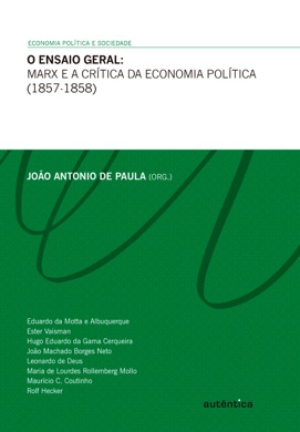Capa do livro Introdução à Crítica da Economia Política de Karl Marx