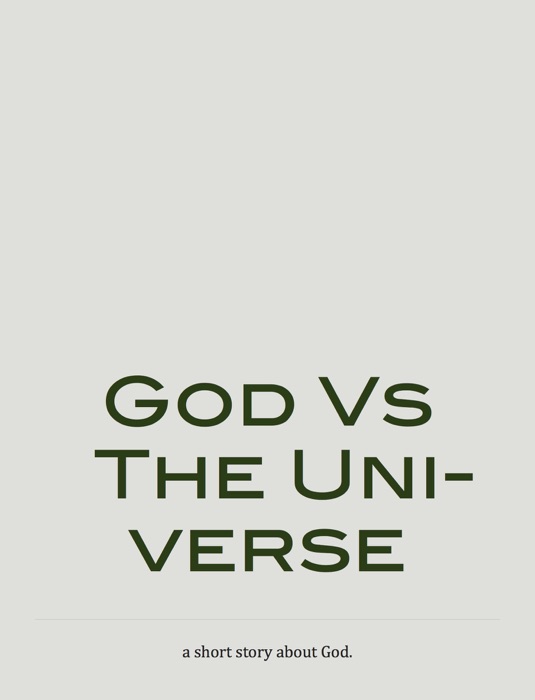 God Vs The Universe