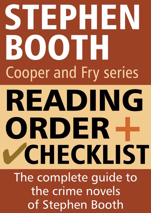 Stephen Booth Reading Order and Checklist