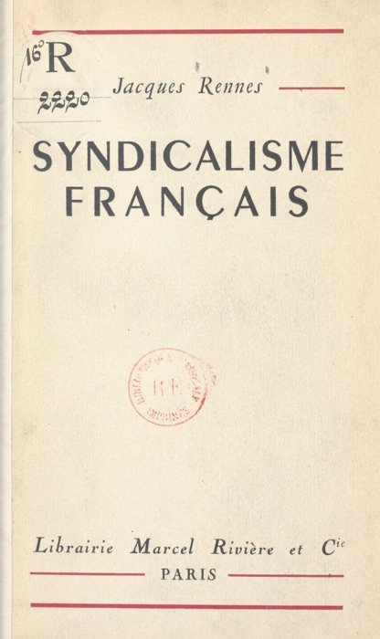 Syndicalisme français