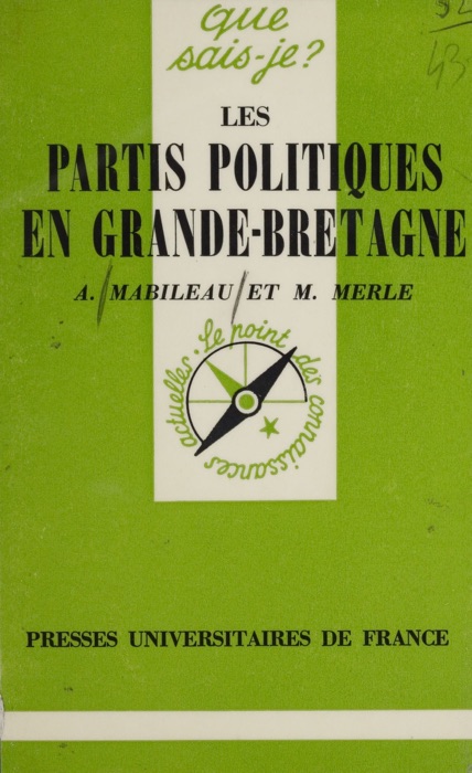 Les Partis politiques en Grande Bretagne