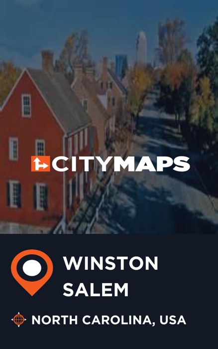 City Maps Winston-Salem North Carolina, USA