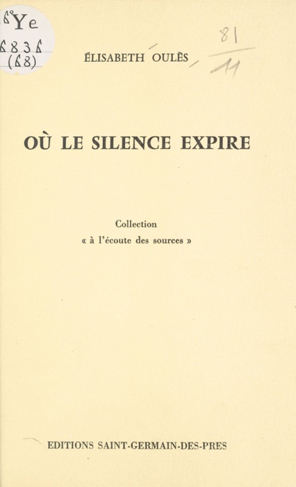 Où le silence expire