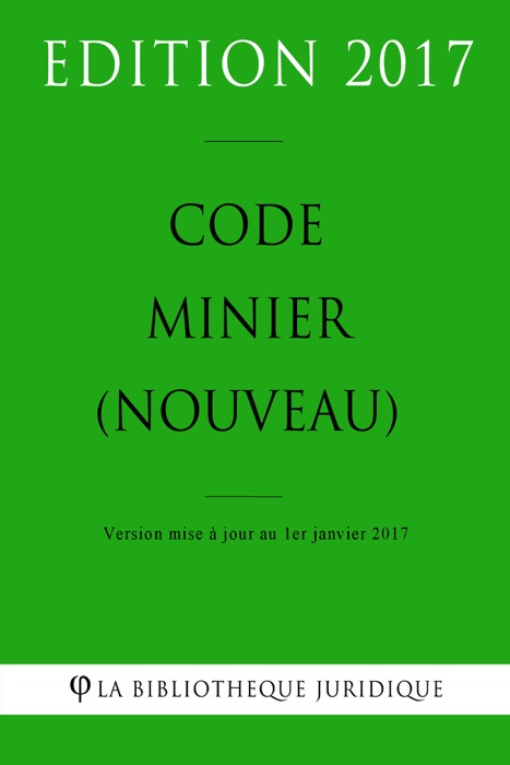 Code minier (nouveau) 2017